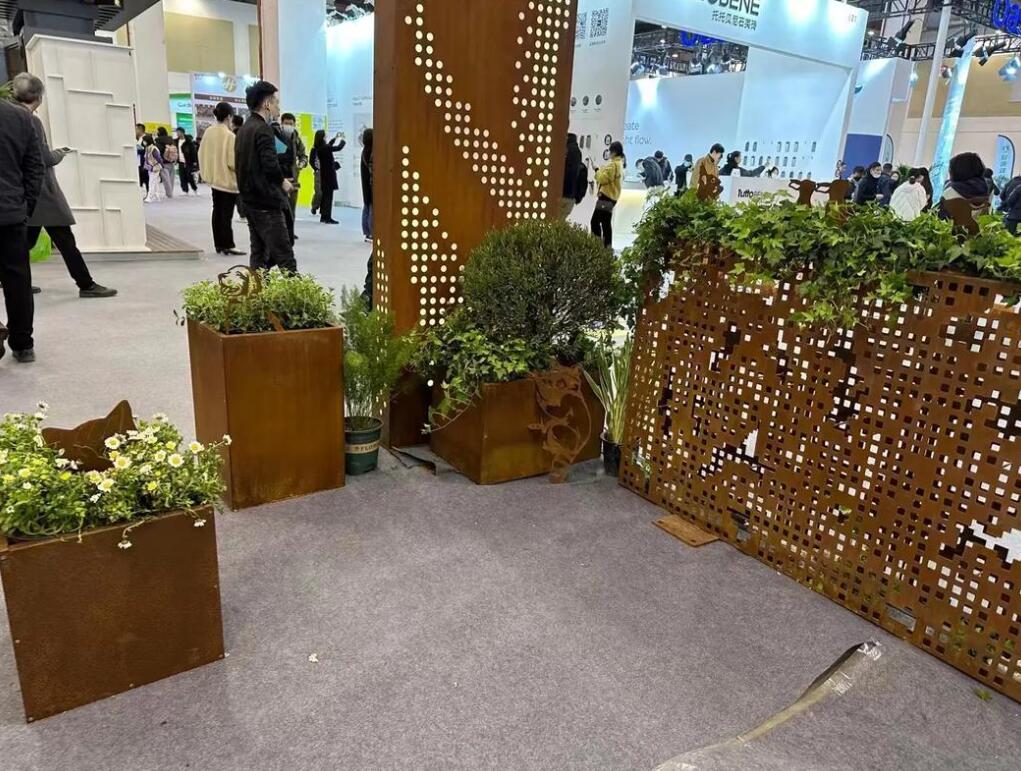 江达耐候钢花箱