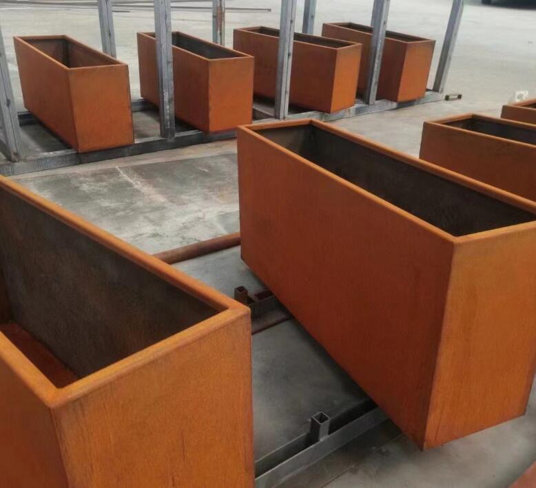 江达耐候钢花箱